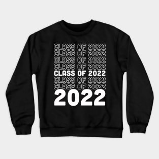 Class of 2022 Graduate Senior Grad Thank You Bag Retro Crewneck Sweatshirt